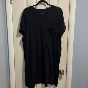 Time and Tru black t shirt dress size XXL